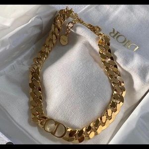 Never Worn Dior CD choker necklace